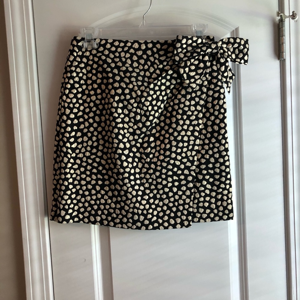 JCrew heart bow skirt